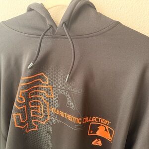 San Francisco Giants Hoodie 2XL Majestic MLB Authentic Therma Base Black